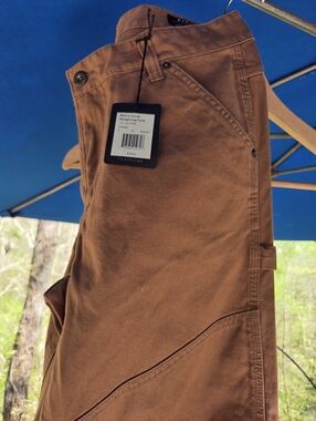 Womens Filson Brown Canvas Carpenter Work Pants